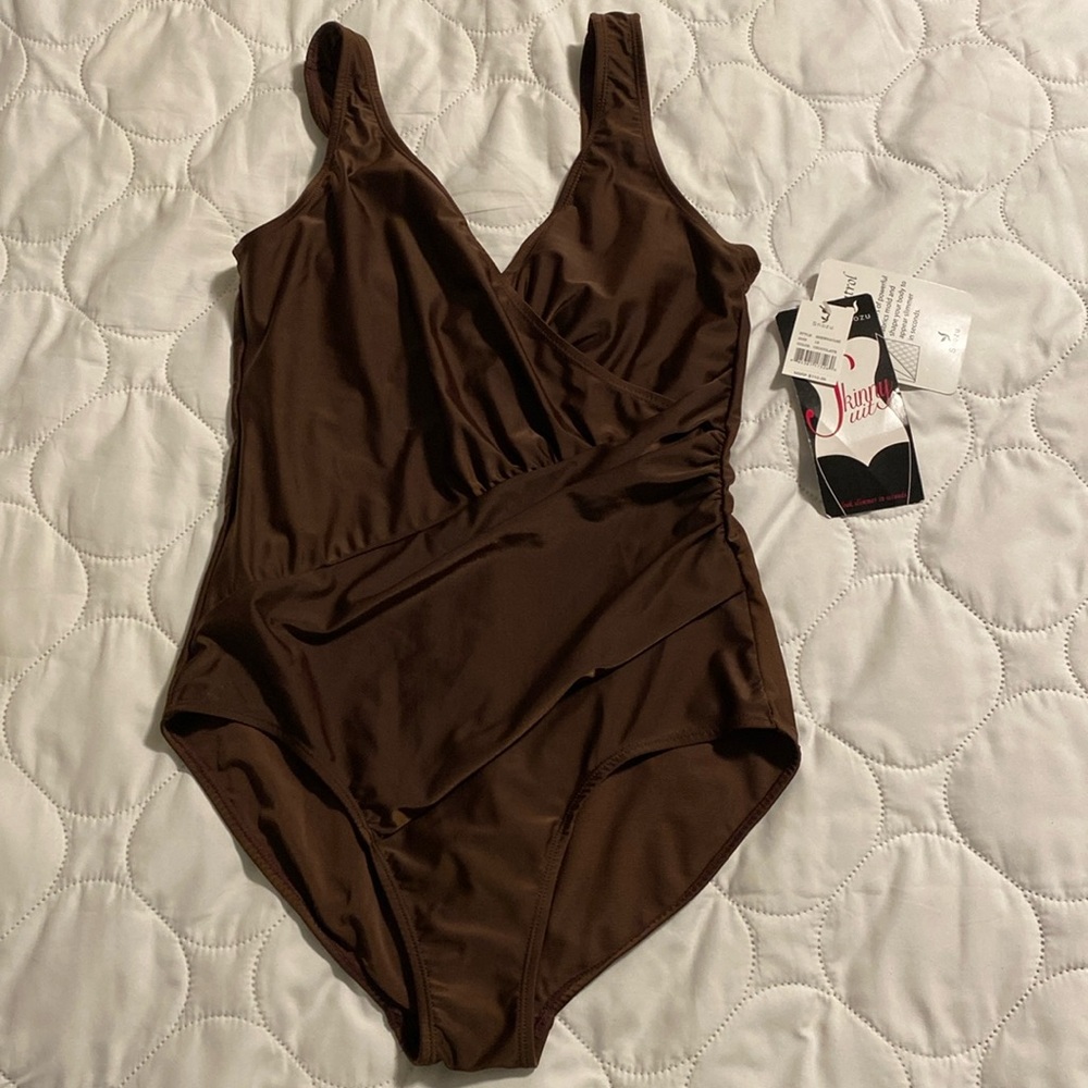 NWT ladies Snozu one piece bathing suit size 12